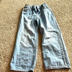 Girls size 8 Cat and Jack Wide Leg Jeans